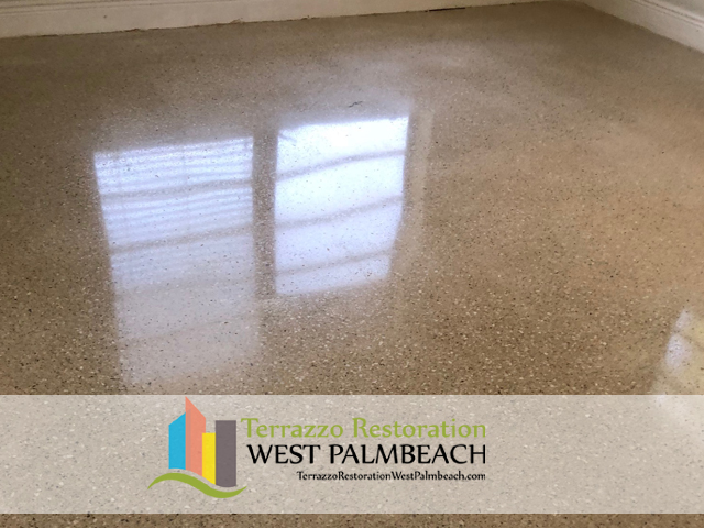 Terrazzo Cleaning and Polishing Process West Palm Beach