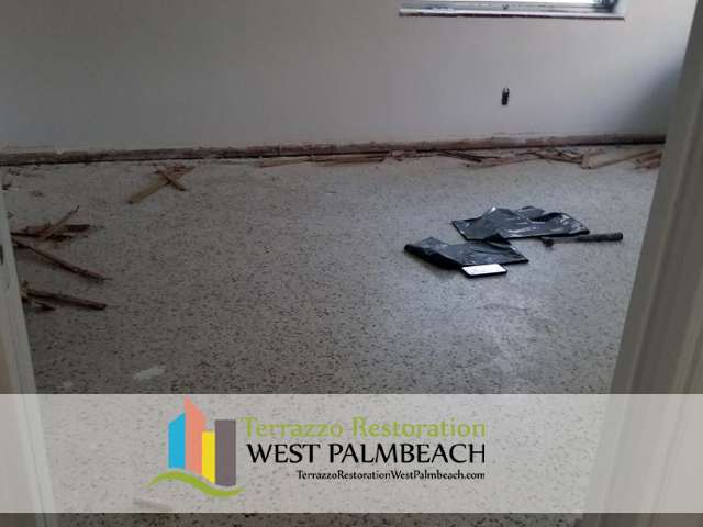 Terrazzo Floor Repairing Process Palm Beach