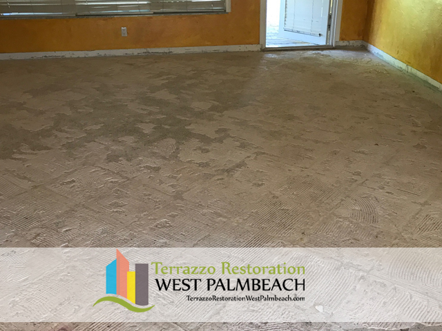 Terrazzo Restoring Process West Palm Beach